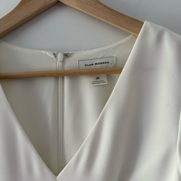 Club Monaco White Jumpsuit - Picture 5 of 5